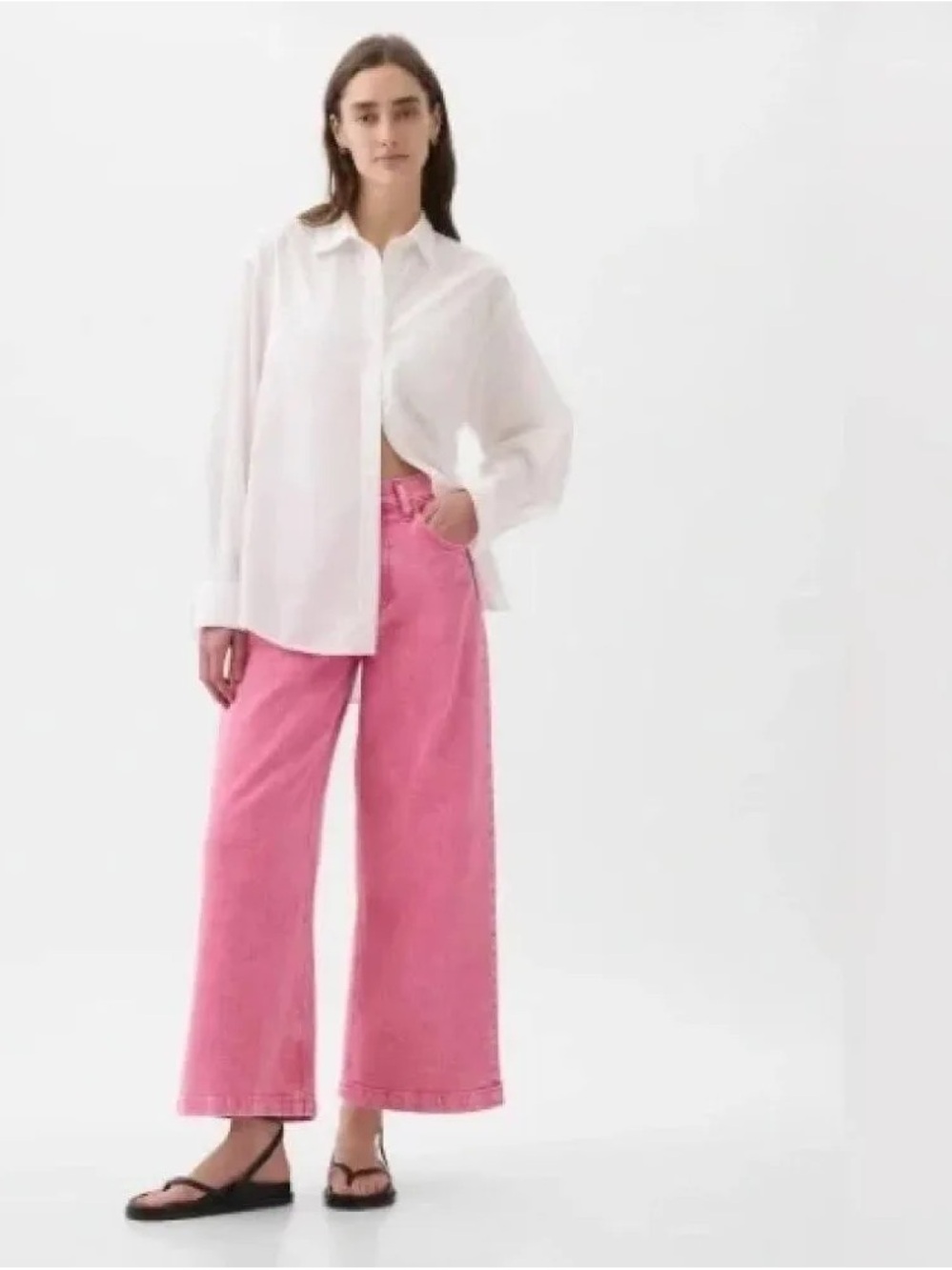 GAP Pink High Rise Strde Ankle jeans  size 27/4